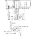 Motor Loncin LC1P75F, 22,2mm/68mm Napájanie 5.5 kW