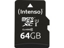 Карта памяти INTENSO microSDXC UHS-I 64 ГБ премиум-класса