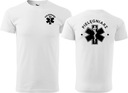 Koszulka medyczna męska PIELĘGNIARZ XL Długość całkowita 77 cm