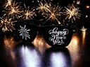 Бокалы с наклейками на Новый год НОВЫЙ ГОД 2024 свадьба девичник надпись ХИТ