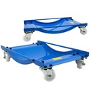 ТЕЛЕЖКИ ВРАЩАЮЩИЕСЯ СЕРВИСНЫЕ ТЕЛЕЖКИ НА КОЛЕСАХ 2 ШТ. РОЛИКОВ 2x450 КГ