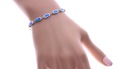 Náramok strieborný* opál modrý opál* 19cm darček pre dievčatá* LgSB1153 Kód výrobcu LgSB 1153