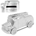 Копилка Пожарная машина с ГРАВИРОВКОЙ Крещение годовалого ребенка