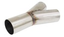 Rura Y-PIPE 45 st 70-70mm 304SS TRÓJNIK WYDECHOWY