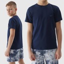 4F ФУТБОЛКА ДЛЯ МАЛЬЧИКОВ ОДНОРОДНАЯ ДЕТСКАЯ ФУТБОЛКА BASIC SS24