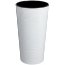 ЭКОЛОГИЧЕСКИЙ ЦВЕТОЧНЫЙ ГОРШОК, БЕЛЫЙ, 25 см