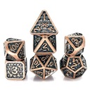 ТУРИН ТУРАМБАР НАБОР ИЗ 7 МЕТАЛЛИЧЕСКИХ КУБИКОВ ДЛЯ РПГ