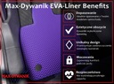 Резиновые автомобильные дворники EVA MAX - PURPLE CARPET - ROMBY