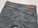 MUSTANG - CHICAGO SHORT / Szorty Jeans MORO W31 pas 86 cm Super - Długość do połowy uda