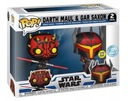 Figurka Funko POP Star Wars 2-pack Darth Maul & Gar Saxon GITD Special Edit