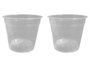 Прозрачный бесцветный горшок для орхидеи Орхидея <14см 2шт