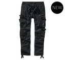 BRANDIT Pure Slim Fit черные брюки M