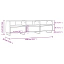 VIDAXL ШАФКА ПІД TV, PRZYDYMIONY DAB, 150X30X44,5 CM  (18736106958) фото min 11