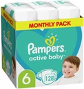 ПОДГУЗНИКИ PAMPERS ACTIVE BABY 6 128 ШТ. В МЕСЯЦ