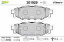 301929 VALEO SABOTS DE FREIN DE FREIN FIRST photo 1 - milautoparts-fr.ukrlive.com