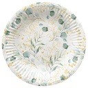 ЭВКАЛИПТОВЫЕ БУМАЖНЫЕ ТАРЕЛКИ 18 СМ 8 ШТ. IHS ВЕТКИ ПРИЧАСТИЕ КРЕЩЕНИЕ