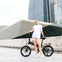 Męski/damski składany rower elektryczny miejski dojazdowy 560 W 10,4 Ah 35 KM/H