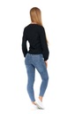 Женские джинсовые брюки с завышенной талией MORAJ S