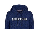 TOMMY HILFIGER pánska mikina s kapucňou, tmavomodrá, logo, L Značka Tommy Hilfiger