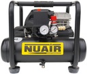 NUAIR COMPRESSOR BEZOLEJOWY CICHY COMPRESSOR 6L 1,5KM + SET ACCESSORIES 6EL. 