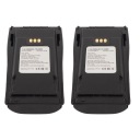 Акумулятори для рацій 2600mAh 7.4V 2шт для Motorola CP Series з кліпсами