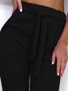 Elegantné dámske nohavice CIGARETKY vysoký stav Módne elastické L/XL Strih ceruzkové nohavice