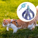 Cat Harness Súprava postroja a vodítka pre mačky pre S Blue Typ taktický postroj