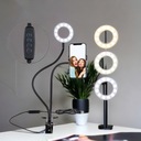 Lampa Pierścieniowa RING LED Z UCHWYTEM NA TELEFON SELFIE WIDEOROZMOWY 12w Kod producenta 5905413142758