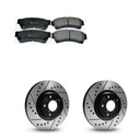 Просверленные и нарезанные диски+колодки передние MAZDA 6 GH