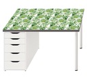 Защитный коврик для стола Ikea, тропические листья