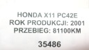 ДВИГУН HONDA X11 CBR 1100 XX PC42E ГАРАНТІЯ 30 DN  (16625409192) фото min 9