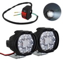 2x HALOGEN LED LAMPA REFLEKTOR QUAD ATV WŁĄCZNIK