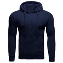 BL08 г. L ОДНОТОННАЯ ТОЛСТОВКА НА МОЛНИИ С КАПЮШОНОМ.