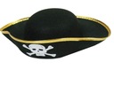 CZAPKA KAPELUSZ PIRACKI PIRAT PIRATKA 6-16 LAT