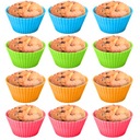 СИЛИКОНОВЫЕ ФОРМЫ ДЛЯ КЕКСОВ, 12 ШТ.