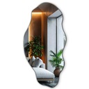 Современное органическое асимметричное зеркало неправильной формы для гостиной в ванной комнате