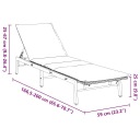Шезлонги Та Шезлонги Коричневий Шезлонг 67 Cm 200 X 59 X