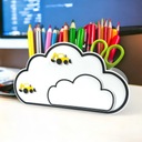 Настольный органайзер Cloud Crayon Держатель БОЛЬШОЙ пенал ЭКО-экскаватор