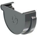 КРОП СНИЗУ СЛЕВА ПВХ fi 75 ral 7016 ГРАФИТ