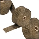 ЛЕНТА БАЗАЛЬТОВАЯ ТЕРМОИЗОЛЯЦИОННАЯ 1400°C 30М/5СМ + 10 ЛЕНТ ТЕМНОГО ЗОЛОТА