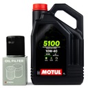 MOTUL 5100 10W40 4л моторное масло + масляный фильтр