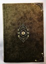 Стильный блокнот-дневник Дневник DIARIO 350 страниц А5 прошитый велюр зеленый