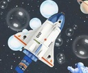 Raketa astronaut výroba mydlových bublín FH102 Značka Luxma