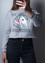 H&M_dziewczęca krótka bluza Unicorn_12-14lat 158-164cm Wiek dziecka 12 lat +