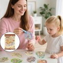 Набір 3D DIY наліпок для дітей, 20 штук, створення сцени з пінцетом