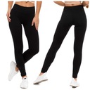 ЧЕРНЫЕ КЛАССИЧЕСКИЕ ЖЕНСКИЕ ЛЕГГИНСЫ С ВЫСОКОЙ ПОСАДКОЙ MORAJ, размер XXL, ЭЛАСТИЧНЫЕ