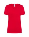 Dámske tričko V-NECK JHK RED XL