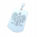 МУЖСКОЙ КУЛОН ЖЕТОН СОБАКИ ГЕРБ ПОЛЬШИ ОРЕЛ + ГРАВИРОВКА