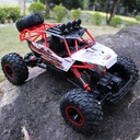 Zdalnie Sterowany Samochód Terenowy XXL METAL RC LED Duży 4x4 na pilot + AA Skala 1:12