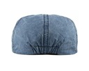 Мужская летняя плоская кепка темно-синего цвета, воздушная - Pako Jeans - хлопок, эластичная лента